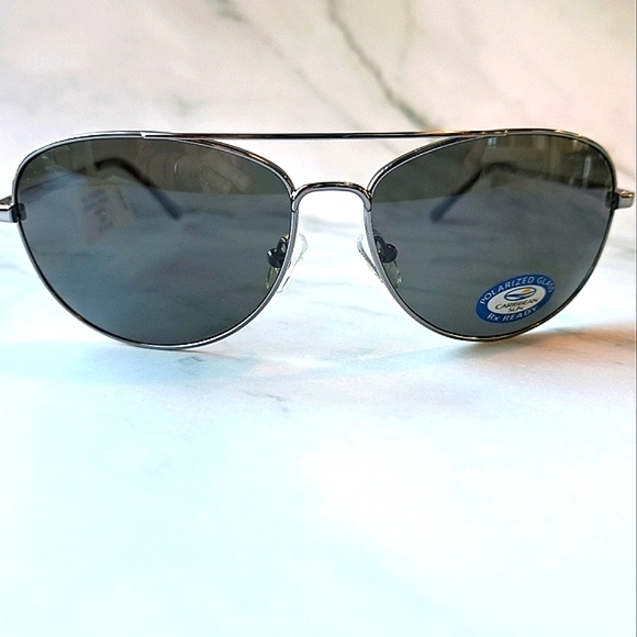 Caribbean Sun Other - NEW POLARIZED Caribbean SUN Sunglasses, gun metal, Rx'able, dark gray, men.